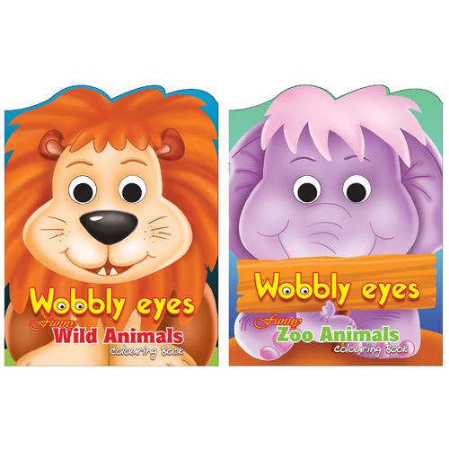 WOBBLY EYES COLOURING BOOK 16PGS PKTX25 TradeMargin